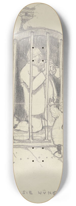 Rudolf Gudden - Das, was sie wnschen 8.25 inch art skate deck