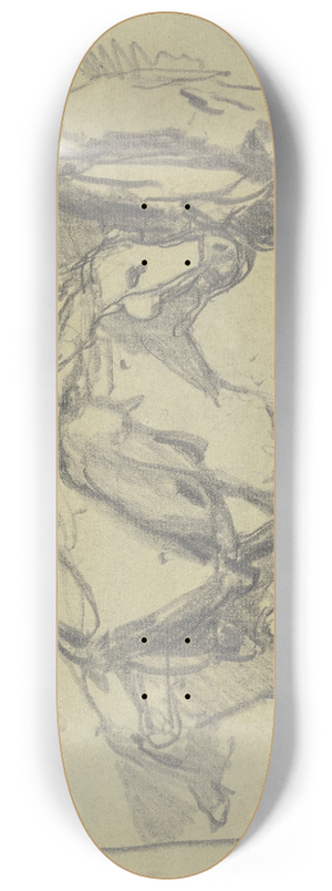 Rudolf Gudden - Donkey driver 8.25 inch art skate deck