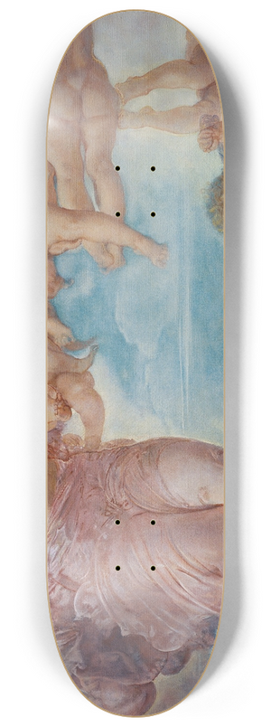 Rudolf Jettmar - The four seasons: spring 8.25 inch art skate deck