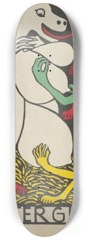 Rudolf Kalvach - Joys of Motherhood (Mutter Glck) 8.25 inch art skate deck