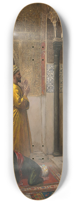 Rudolf Weisse - A Moment Of Prayer 8.25 inch art skate deck