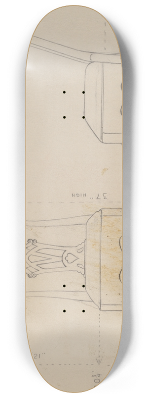 Ruth Bialostosky - Chair 8.25 inch art skate deck