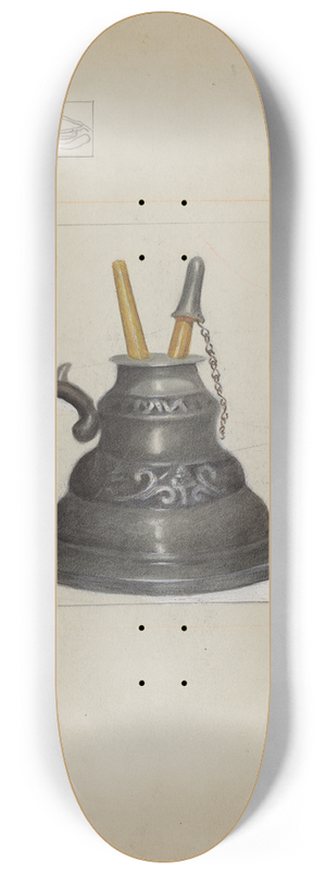 Ruth Bialostosky - Lamp 8.25 inch art skate deck