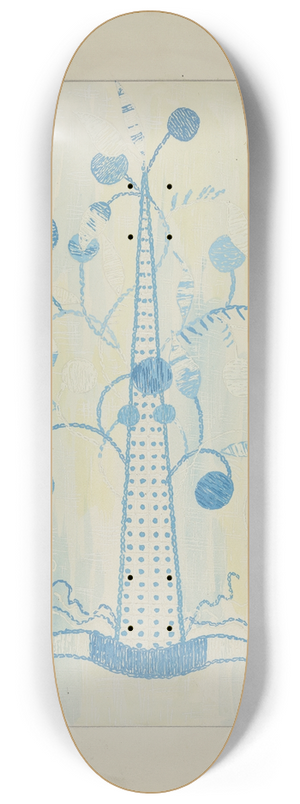 Ruth M. Barnes - Coverlet 8.25 inch art skate deck
