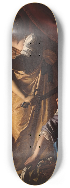 Artemisia Gentileschi - Judith and Her Maidservant with the Head of Holofernes 8.25 inch art skate deck