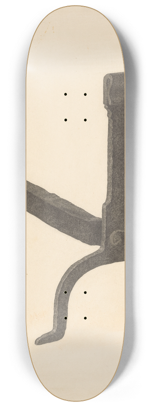 Salvatore Borrazzo - Andiron (one of pair) 8.25 inch art skate deck