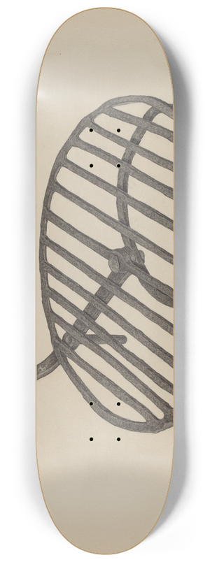 Salvatore Borrazzo - Gridiron 8.25 inch art skate deck