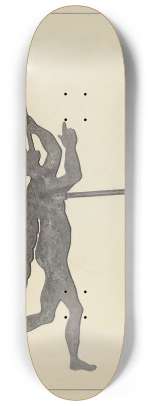 Salvatore Borrazzo - Weather Vane  Angel Gabriel 8.25 inch art skate deck