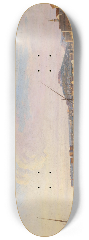 Salvatore Candido - Naples, a view of the Marinella 8.25 inch art skate deck