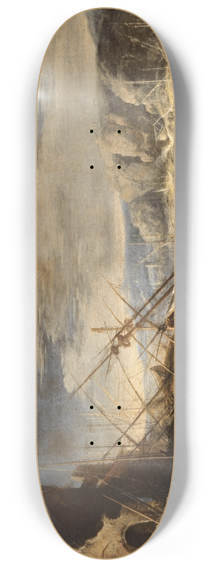 Salvator Rosa - A coastal landscape with shipwrecks and ruins 8.25 inch art skate deck Salvator Rosa - A coastal landscape with shipwrecks and ruins 8.25 inch art skate deck