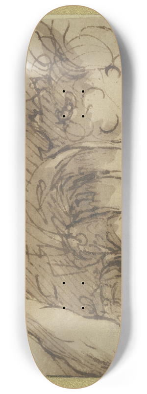 Salvator Rosa - A fallen soldier 8.25 inch art skate deck