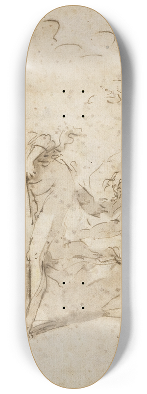 Salvator Rosa - Glaucus and Scylla 8.25 inch art skate deck
