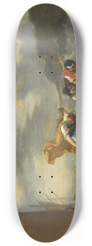 Salvator Rosa - Hero And Leander 8.25 inch art skate deck