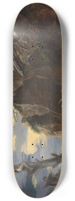Salvator Rosa - Polycrates Crucifixion 8.25 inch art skate deck