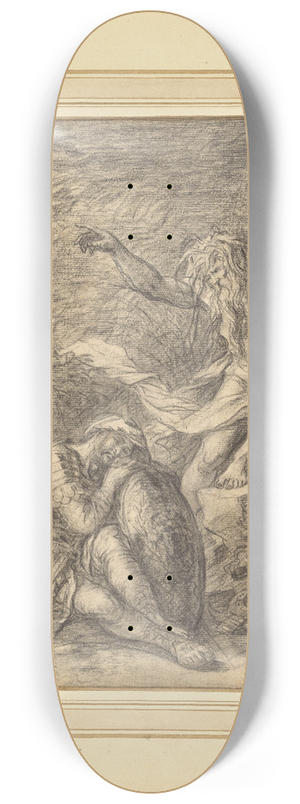 Salvator Rosa - The Dream of Aeneas 8.25 inch art skate deck Salvator Rosa - The Dream of Aeneas 8.25 inch art skate deck