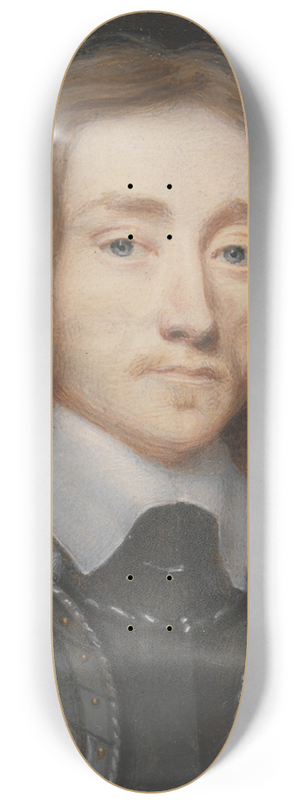 Samuel Cooper - Portrait of a Man in Armor 8.25 inch art skate deck