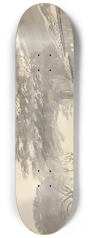 Samuel Davis - Sepoys resting under trees 8.25 inch art skate deck Samuel Davis - Sepoys resting under trees 8.25 inch art skate deck