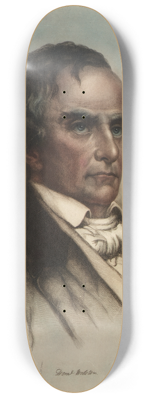 Samuel Hollyer - Daniel Webster 8.25 inch art skate deck Samuel Hollyer - Daniel Webster 8.25 inch art skate deck