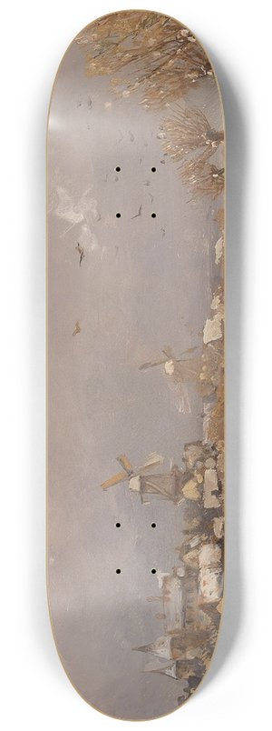 Adolf Stademann - Winter Pleasures On The Ice 8.25 inch art skate deck Adolf Stademann - Winter Pleasures On The Ice 8.25 inch art skate deck