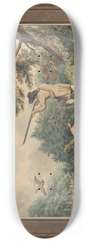 Samuel Howitt - Duck Shooting 8.25 inch art skate deck