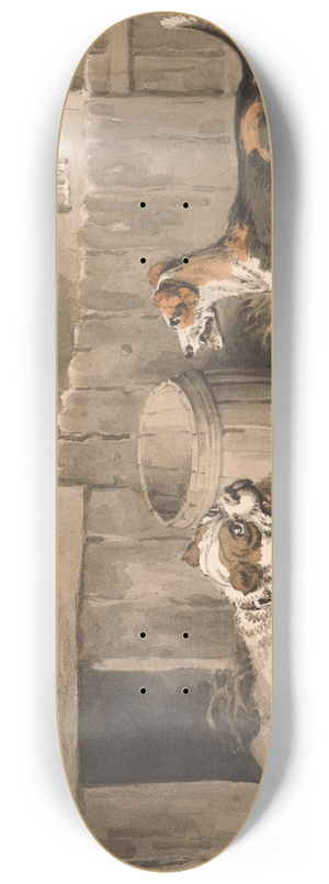 Samuel Howitt - The Mischievous Dog 8.25 inch art skate deck