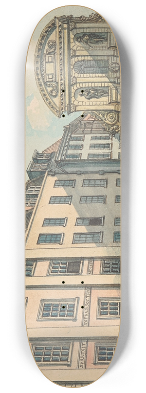 Samuel Ireland - Middle Temple Gate 8.25 inch art skate deck