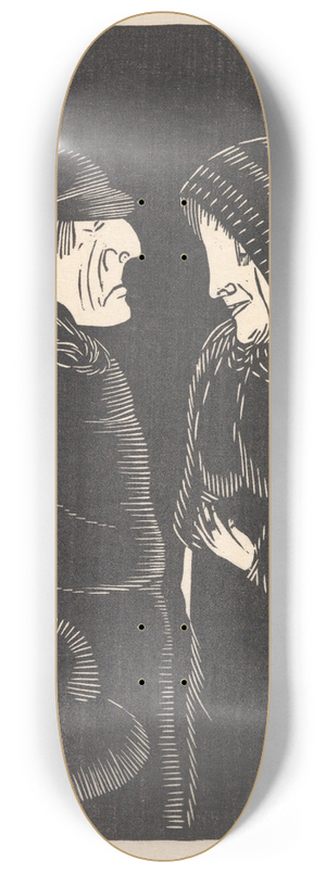 Samuel Jessurun de Mesquita - Fantasie; man en vrouw 8.25 inch art skate deck