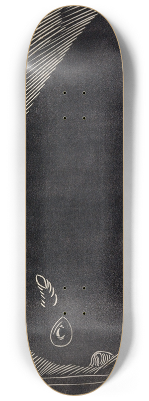 Samuel Jessurun de Mesquita - Liggende bizon 8.25 inch art skate deck