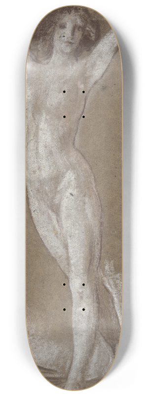 Arthur Bowen Davies - Standing FemaleNude 8.25 inch art skate deck