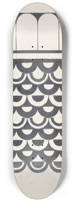 Samuel Jessurun de Mesquita - Ornament van schubben 8.25 inch art skate deck