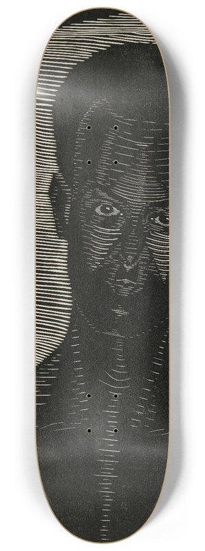 Samuel Jessurun de Mesquita - Portret van een onbekende man 8.25 inch art skate deck