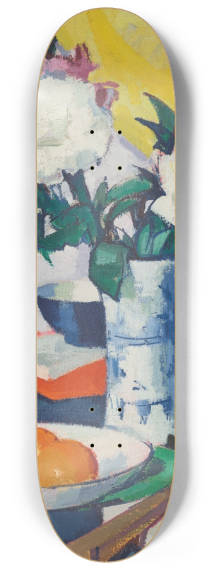 Samuel John Peploe - Flowers and Fruit 8.25 inch art skate deck