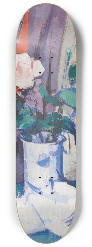 Samuel John Peploe - Still Life, Apples and Pink Roses 8.25 inch art skate deck