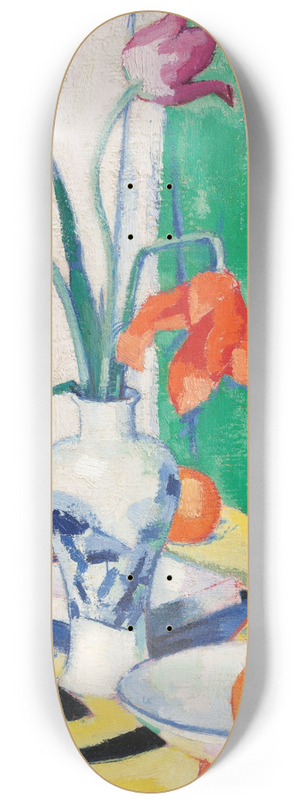 Samuel John Peploe - Still Life with Tulips 8.25 inch art skate deck
