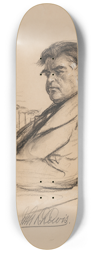 Samuel Johnson Woolf - John Llewellyn Lewis 8.25 inch art skate deck