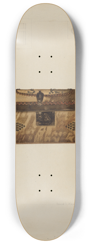 Samuel O. Klein - Hide Covered Trunk 8.25 inch art skate deck