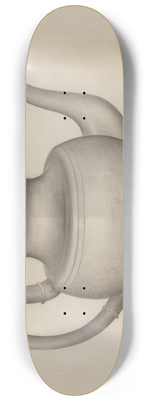 Samuel O. Klein - Pewter Teapot 8.25 inch art skate deck