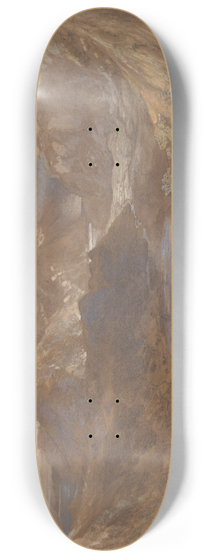 Samuel Palmer - Llwyngwynedd and Part of Llyn-y-ddina Between Capel Curig and Beddegelert, North Wales 8.25 inch art skate deck