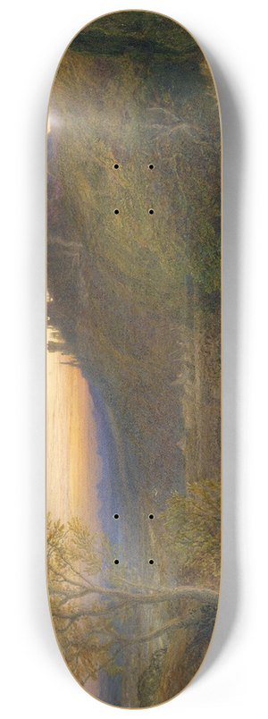 Samuel Palmer - The Towered City 8.25 inch art skate deck