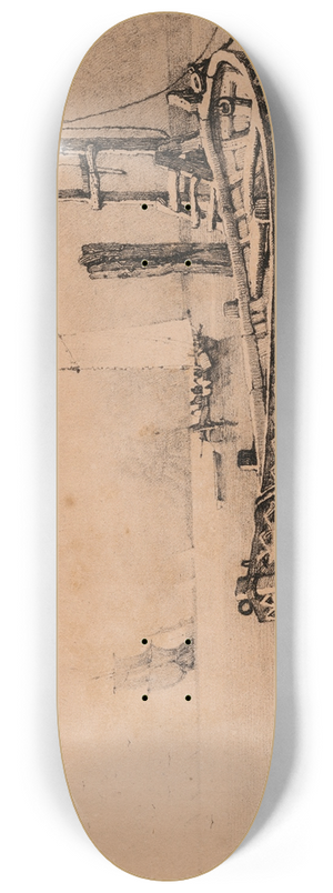 Samuel Prout - Dutch Boat 8.25 inch art skate deck