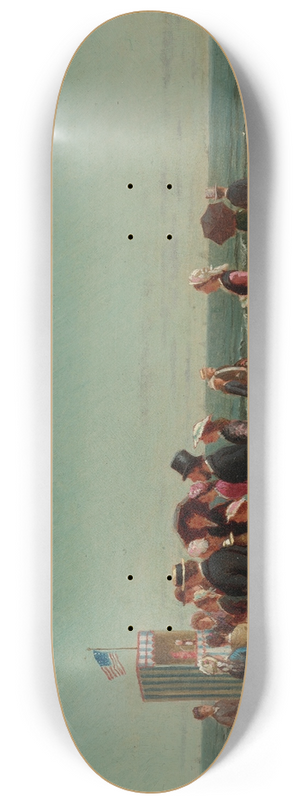 Samuel S. Carr - Punch And Judy Show On The Beach 8.25 inch art skate deck