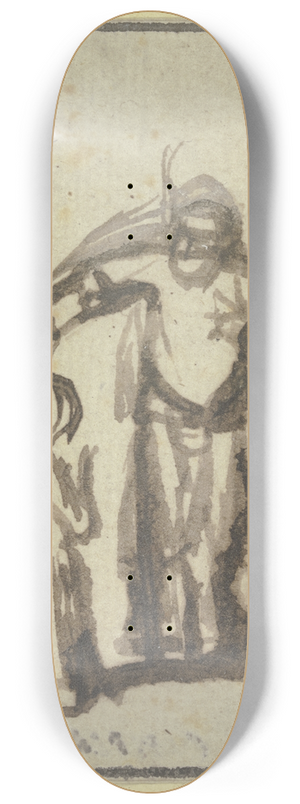 Samuel van Hoogstraten - Samuel anointing David 8.25 inch art skate deck Samuel van Hoogstraten - Samuel anointing David 8.25 inch art skate deck