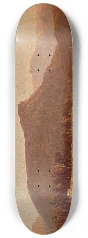 Sanford Robinson Gifford - A Home in the Wilderness 8.25 inch art skate deck