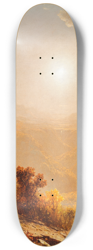 Sanford Robinson Gifford - October in the Catskills 8.25 inch art skate deck