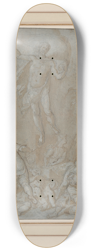 Santi Di Tito - The Resurrection 8.25 inch art skate deck