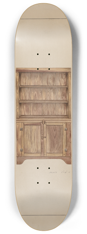 Sarah F. Williams - Tewer or Cupboard 8.25 inch art skate deck