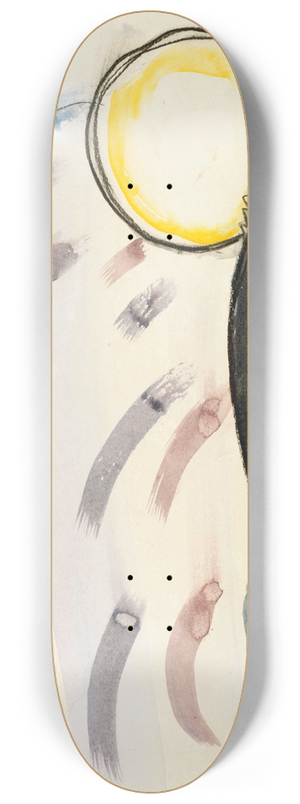 Arthur Dove - Study for Sun and Moon 8.25 inch art skate deck