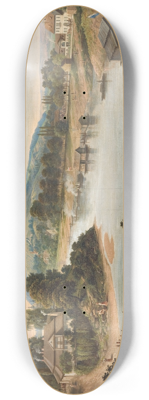 Saturnin wierzyski - View of Krakow 8.25 inch art skate deck