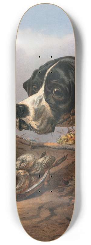 Arthur Fitzwilliam Tait - Dogs Head 8.25 inch art skate deck