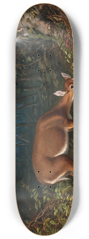 Arthur Fitzwilliam Tait - Maternal Love 8.25 inch art skate deck